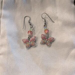 Brighton butterfly earrings